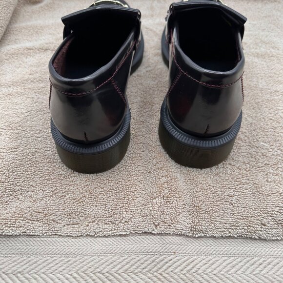 Dr Martens Unisex M 9/10 Adrian Snaffle Smooth Leather Kiltie Casual Loafers - Picture 6 of 8